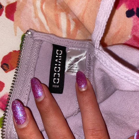 Light purple H&M denim dress - Picture 2 of 2